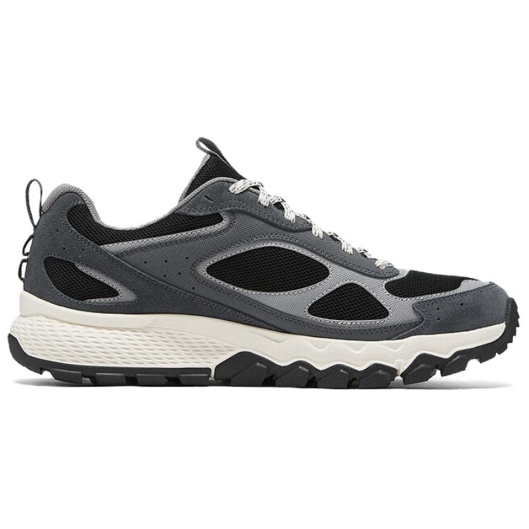 Skechers Outdoor Comfortable Durable Low-Top Outdoor Functional Shoes Men Shoes Gray Black 237631-GYBK