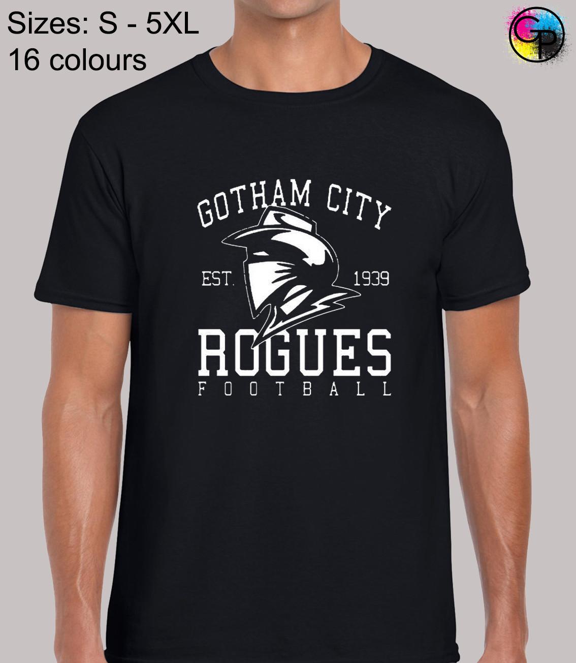 Gotham City Rogues Cool Funky Geek Nerd Novelty Regular Fit T-Shirt Mens Womens Tees Top Tee for Men 4XL