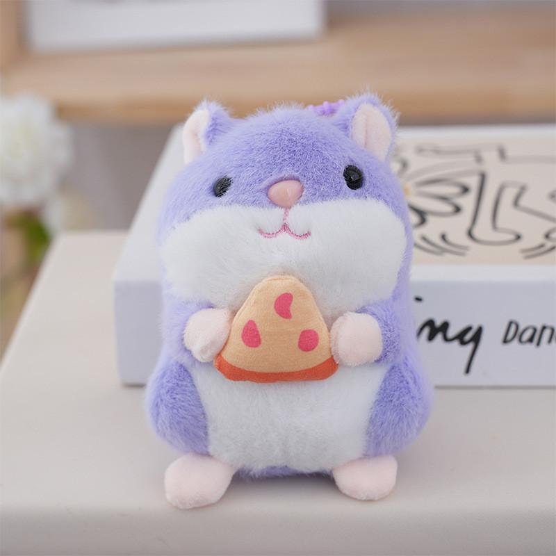 Adorable Hamster Plush Doll With Short Pile Material For Backpack Charm And Gift Ideas