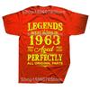 Novelty Vintage 1963 Funny 62 Years Old T Shirts Graphic Streetwear Short Sleeve Birthday Gifts Summer T-shirt Mens Clothing