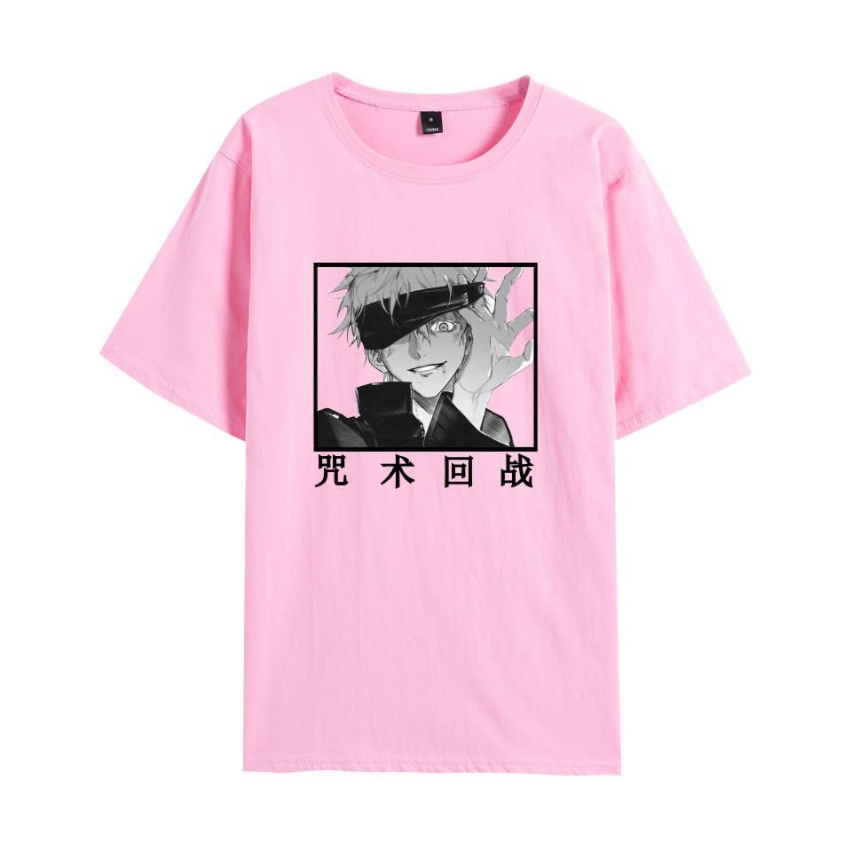 Jujutsu Kaisen Tshirt Men Women Cartoon Print Top Tees Tshirts Fashion Summer T-shirt