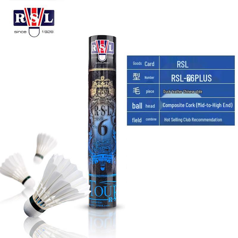 RSL4PLUS Official Genuine RSL Badminton Training Ball for Indoor Competition - Super Durable