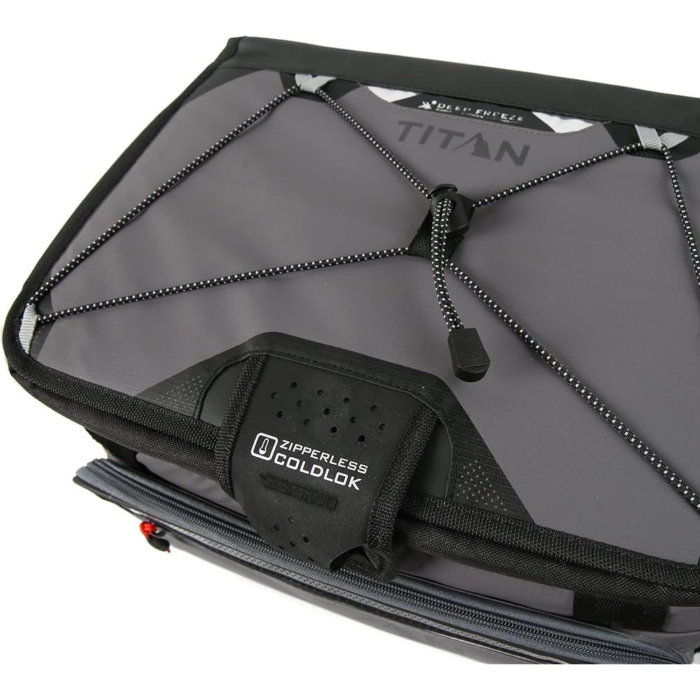 Titan Deep Freeze 25L Cooler Box Grey Limited Edition Soft Cooler Insulated Bag for Camping Fishing Outdoor
