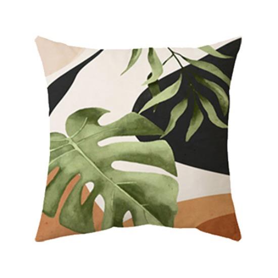 

New Ins Nordic Style Pillow Cover Geometric Abstract Art Character Print Pillow Cushion Cover 45 * 45cm (collection priority delivery)