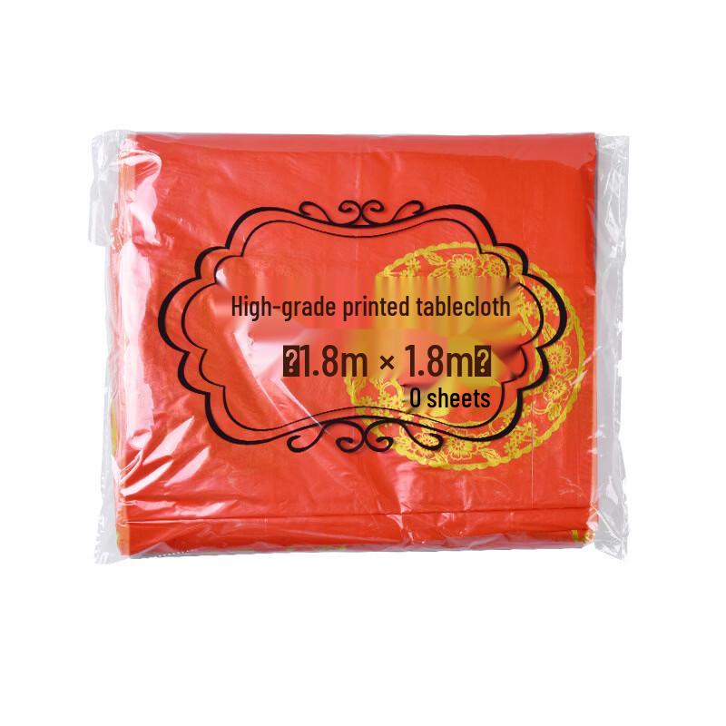 OIMG Disposable PE Plastic Tablecloth