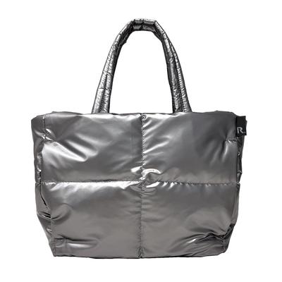 Featherloo Deli Tote Bag Kleine, mit Federn gefüllte Tasche 1338 ROOTOTECARO 01 Silber [Rootote] Damen