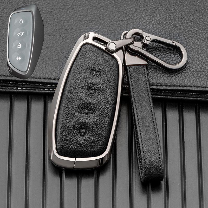 Full Metal Remote Cover for 2022 Great Wall Haval Car - Compatible with Harvard Series Key