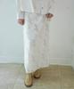 FRITUR Muse Lace Maxi Skirt Ivory_F263Sk11