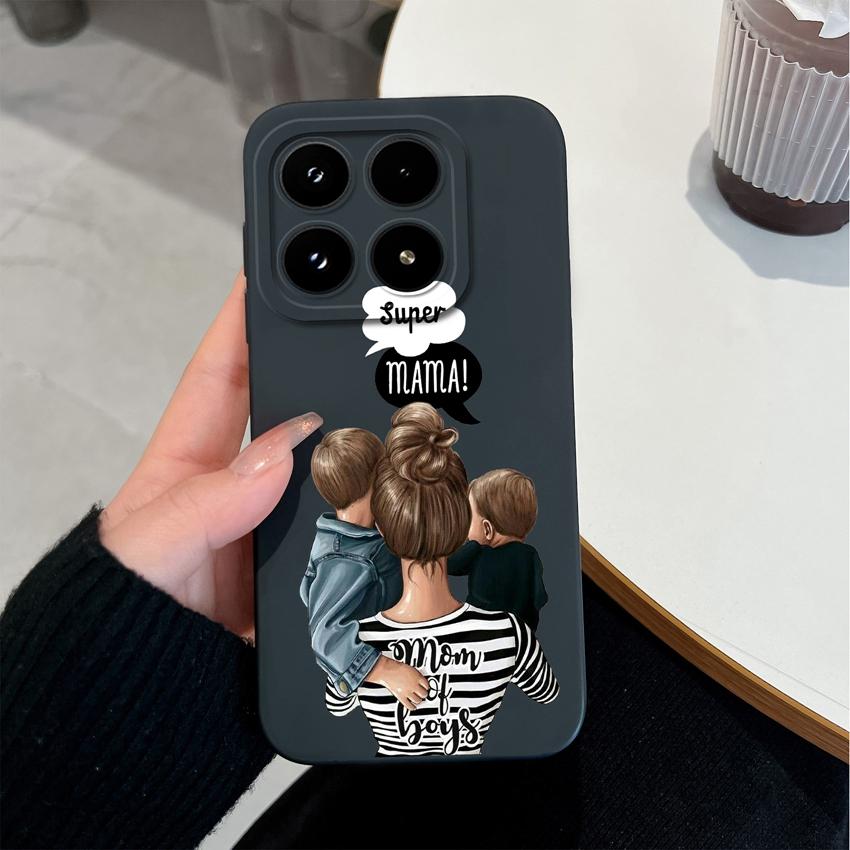 Trendy Girl Liquid Silicone Phone Case For Xiaomi 17 14 14T 15 15T Pro Poco C71 C75 M7 M8 F7 F8 Casing Premium Anti Slip Durable Shell For Xiaomi Capa