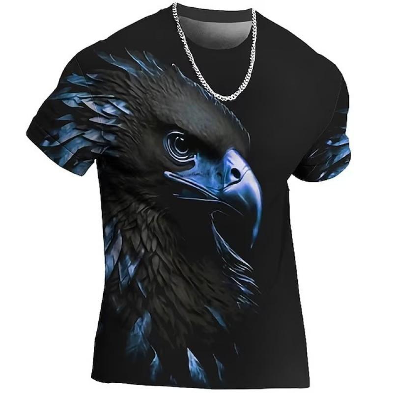 Animal Beast Lion 3D Printed Summer Men's T-shirt Kids Fashion Casual O-Neck Short Sleeve Sportswear Streetwear Oversized Tops