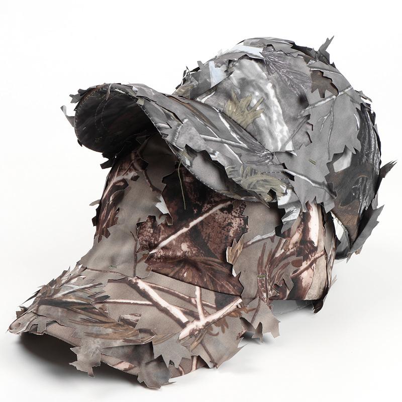 Baseball Cap, Field Training, Leaf Inspired Camouflage, Duckbill Cap, Jungle Camouflage, Curved Eave, Soft Top, Sun Shading Hat