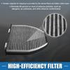 2pcs for Mercedes-Benz W204 W212 2128300318 Car Cabin Air Filter Cooling System