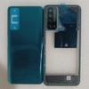 For Huawei P Smart 2021 / Y7 PP-LX2 LX3 Full Housing Middle Frame Battery Back Cover Rear Cover With Camera Lens Replace