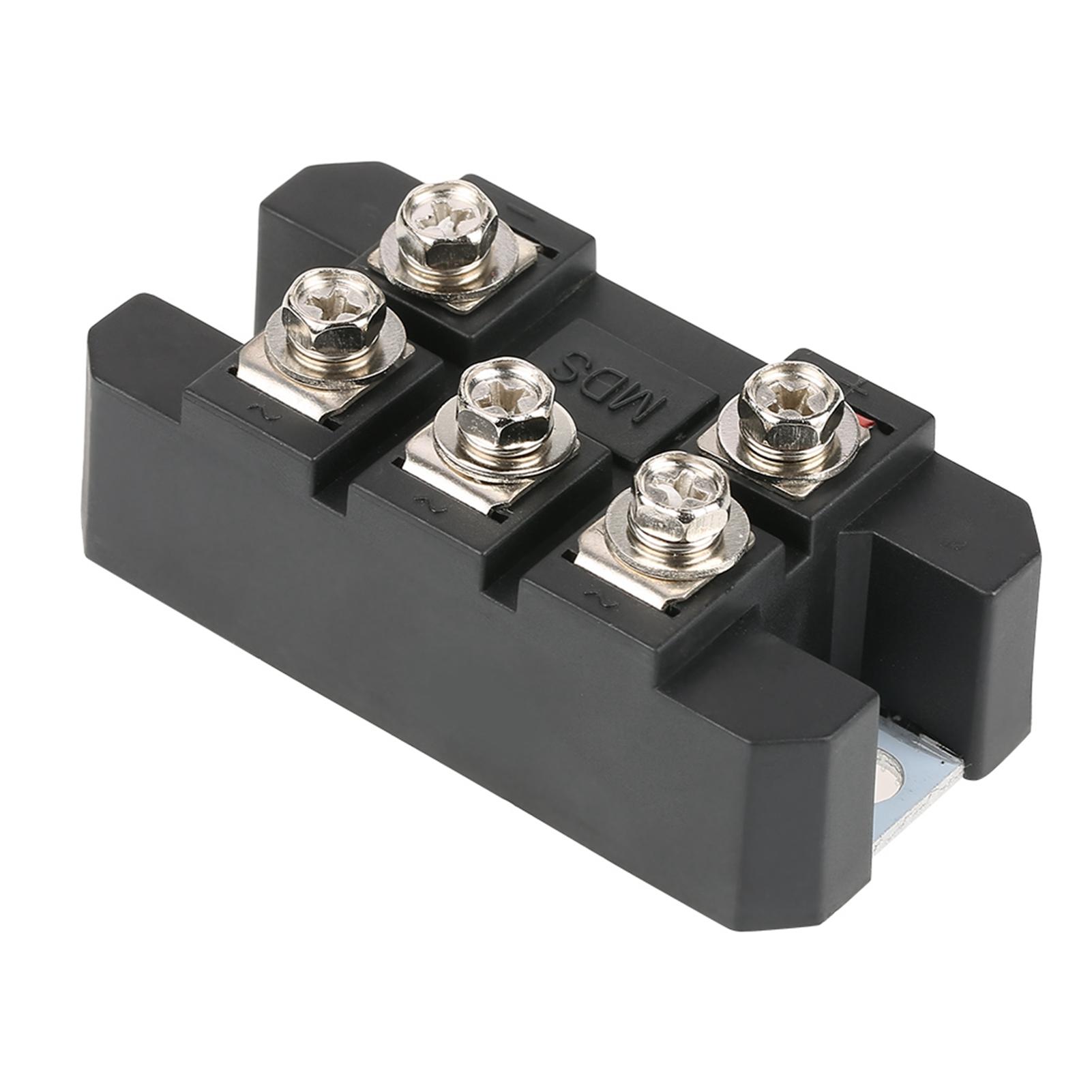 

1шт MDS100A Чорний трифазний діодний мостовий випрямляч 100A Amp High Power 1600V