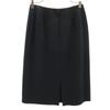 FOXEY BOUTIQUE Made In Japan Wool Midi Length Skirt 42 Black Women Used