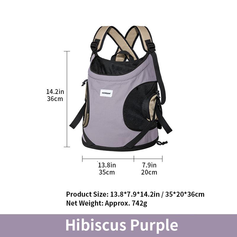 

Pet Carrier Backpack Front Facing, Dog Cat Breathable Bubble Bag for Outdoor Travel Hiking Shoulder Tote