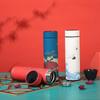 Retro Chinese Thermos Cup: 304 Stainless Steel with Smart Temperature Display and Artistic Design - Ideal Business Gift