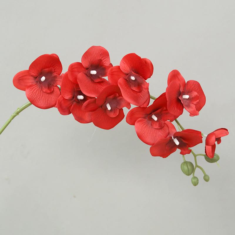 

69Cm 3D New Artificial Phalaenopsis Flower Branches Real Touch Faux Butterfly Orchid Stems Floral Arrangement Wedding Home Decor