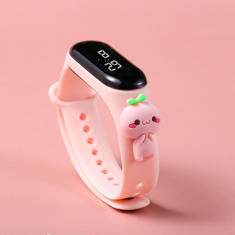 Waterproof LED Touch Cartoon Doll Watch for Kids and Adults - Student Sports Bracelet Gift
