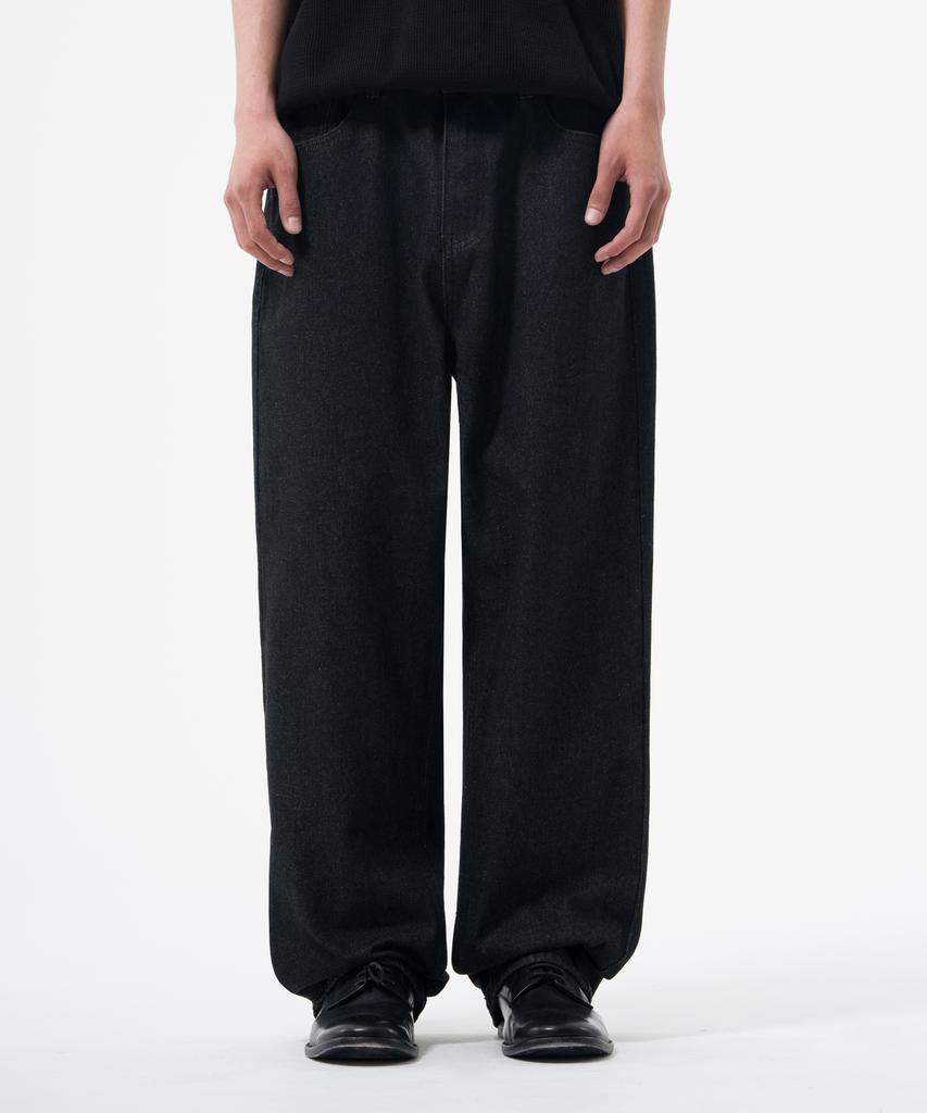 Descheuis Everyday Bio-Washed Relaxed Denim Pants Black Indigo