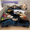 3pcs Batman Villains Bedding Set, Duvet Cover and Pillowcases Machine Washable Seasons all suitable, Design for Bedroom (No Filling)304