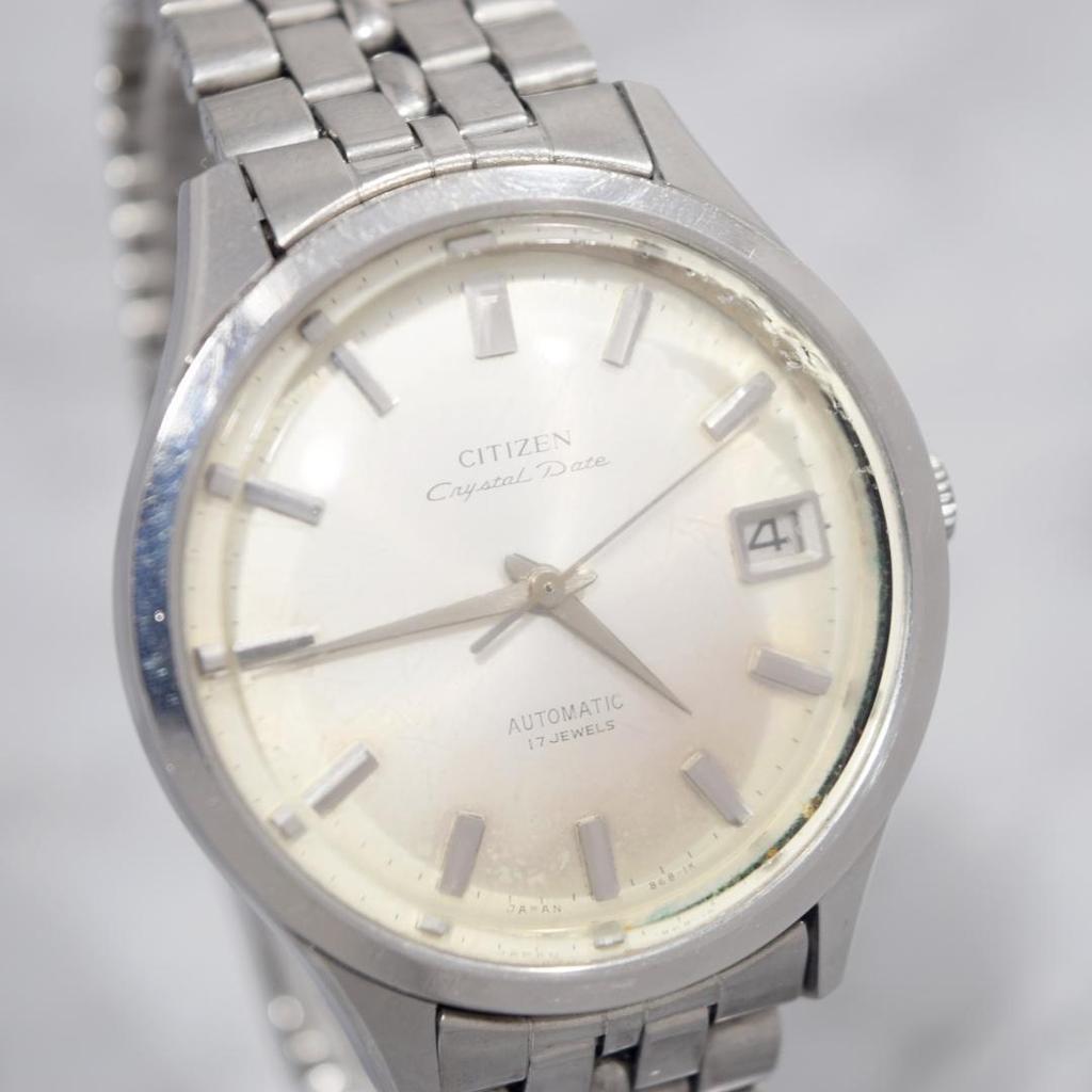 Used Operation 1966 CITIZEN Citizen Crystal Date Men's Automatic Winding