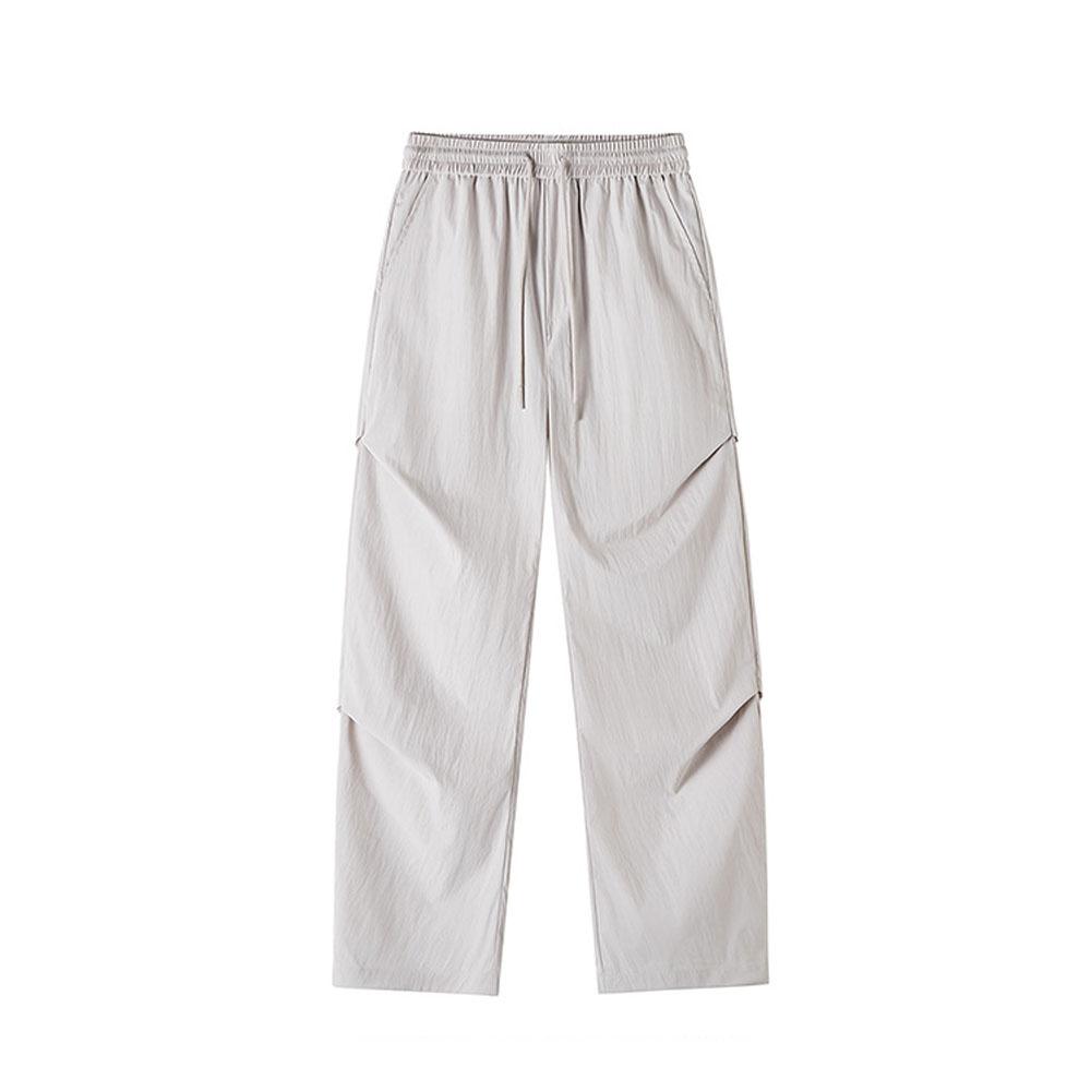 

Мужская и женская летняя одежда Y2K, повседневные мешковатые широкие брюки с парашютом, спортивные штаны для бега, спортивные штаны, мужские брюки 5XL бежевый