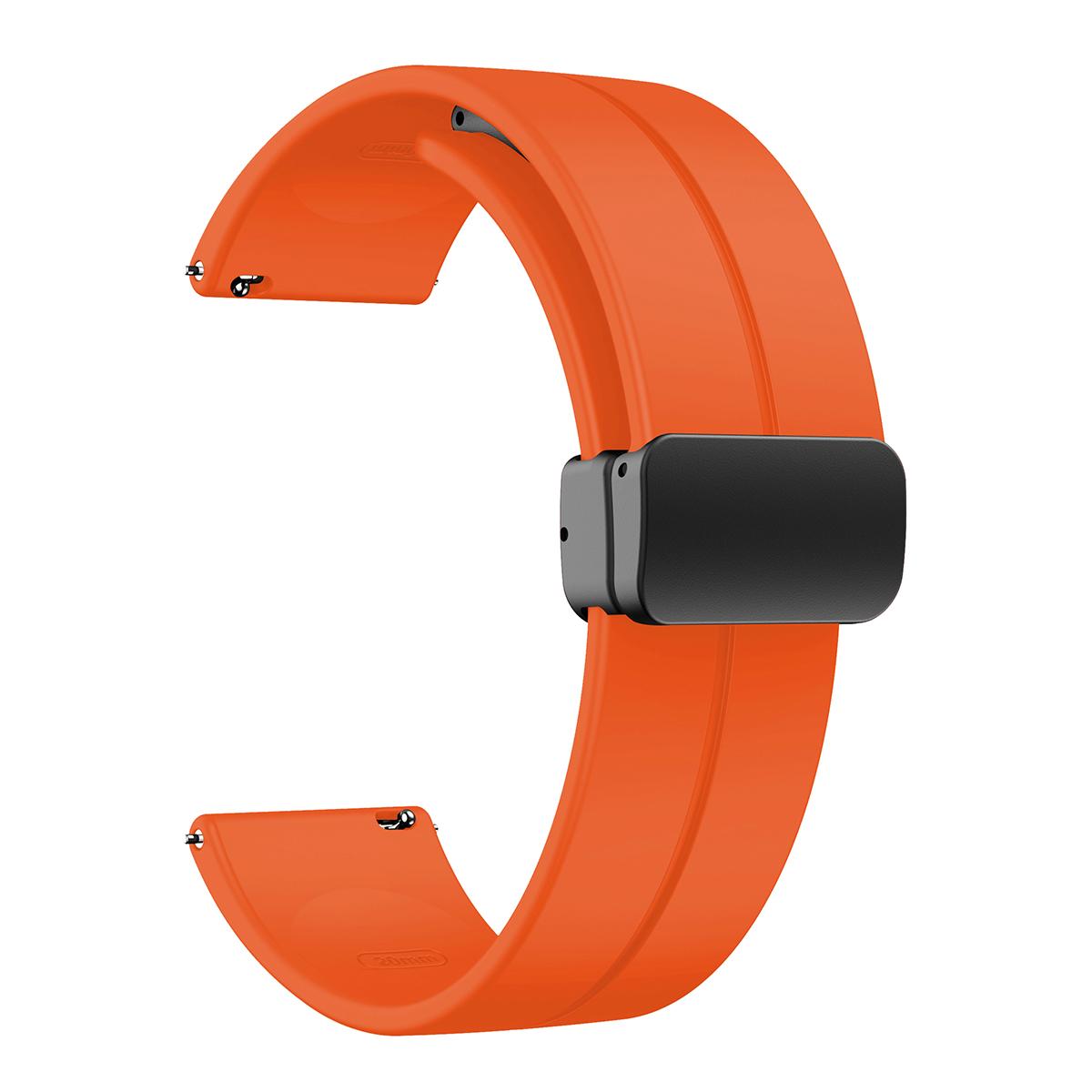 

18/20/22мм Силиконовый ремешок для Samsung Galaxy Watch 7 6 5 4 40мм 44мм Магнитный браслет для Huawei Watch GT6 6Pro GT5 4 3Pro 46мм 18mm