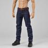 Blue 1:6 Scale Denim Jeans | FunctionalLooking Fly and Fastening, Contrast Stitching Details