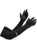 Sunscreen Protection Arm Sleeves Breathable Quick-Drying Anti-Slip Arm Cover Outdoor Sports Driving Running Cycling Arm Covers