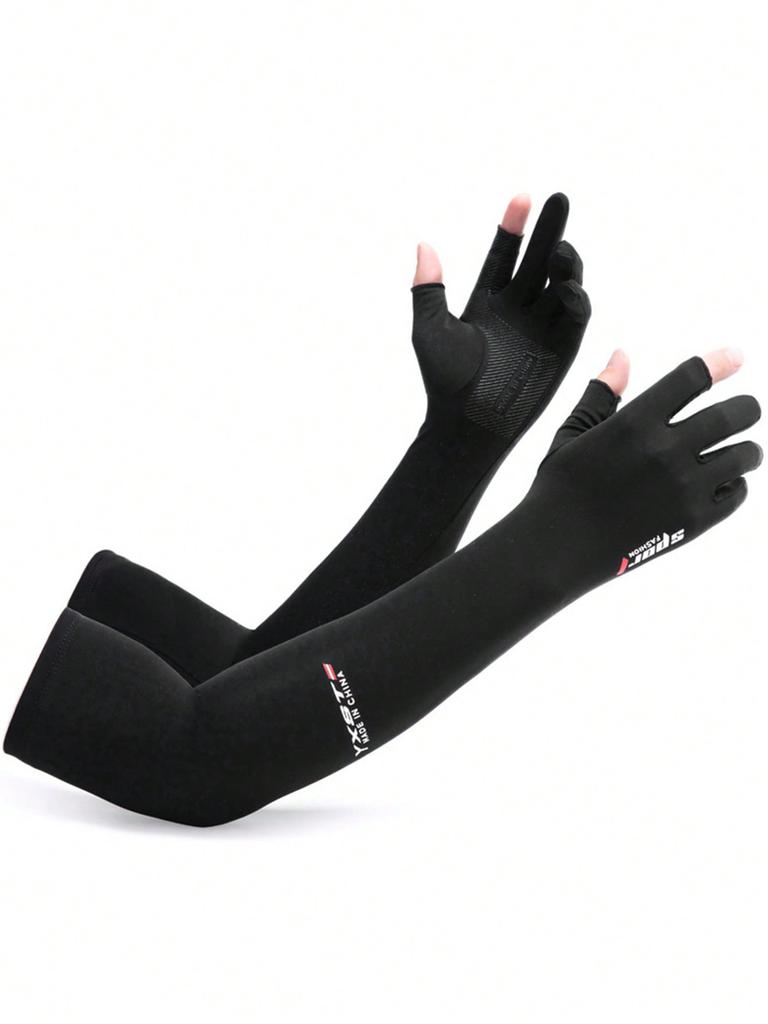 Sunscreen Protection Arm Sleeves Breathable Quick-Drying Anti-Slip Arm Cover Outdoor Sports Driving Running Cycling Arm Covers