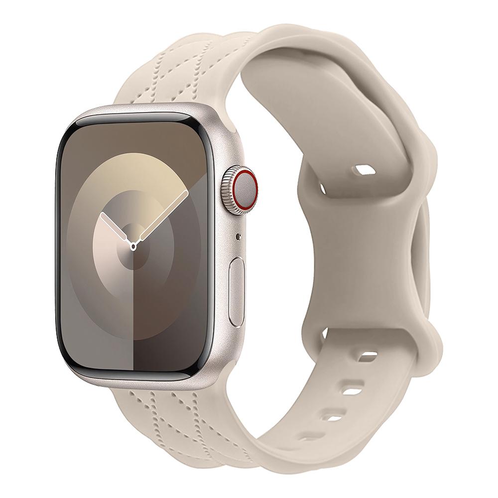 Straps For Apple Watch Band 44mm 42mm 45mm 41mm 49mm 40mm Engraved Silicone Bracelet Correa Iwatch Series 8 9 SE 7 6 5 4 3 Ultra