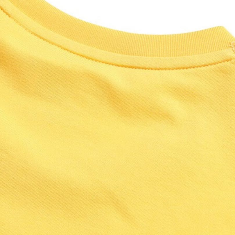 FILA T Shirts Men's Yellow Crew Neck Moderate Straight Fit F11M328103F-YE