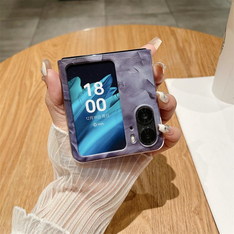 Rococo Series For Oppo Find N2 Flip 5G Protective Case Hard PC Folding Phone Cover