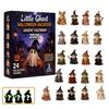 Halloween Gift Calendar Advent Calendar, 24 Days Ghost Countdown with Eye-catching Decor Collectible Figures, Holiday Gifts for Kids Boys Girls