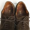 1970s-80s Vintage YANKO Suede Leather Plain Toe Shoes Brown Size 6EE 24.5 Men's(USED)
