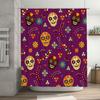 Skull Pattern Shower Curtain Halloween Decorative Fabric Bath Liner for Home Bathroom Hot Sale