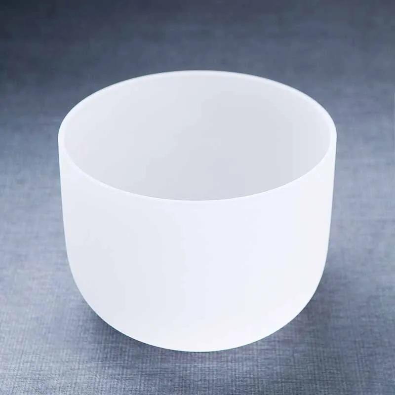 Crystal White Singing Bowl Professional Percussion Spiritual Meditation Singing Bowls Percussion Instruments Sound Healing