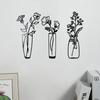 1 Set Beautiful Wall Decal Sticker Skeleton Anti-fall Bedroom Poster
