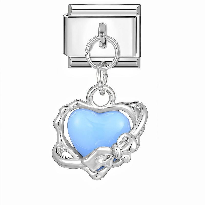 Italian Charm Bracelet Charms Dreamy Moon Butterfly Starfish Shell Pendant Diy Removable Module Link Bracelet Accessories Gifts