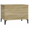 Coffee Table Sonoma Oak 60 X 44.5 X 45 Cm Particleboard
