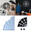 Glossy Silicone Spiders Web Mold Wall-mounted Halloween Stereo Mold DIY Ornaments Pendant Epoxy Resin Crafting Molds