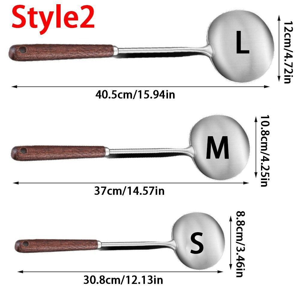 Mushroom Shape Kitchen Stir Fry Spoon Wood Handle Cooking Spoon New Cooking Spatula  Kitchen Tools