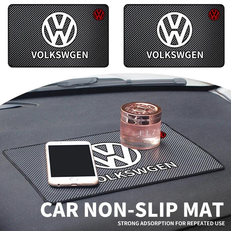 

Car Accessories Anti-Slip Pad Silica Gel Dashboard Phone Non-slip Mat For Volkswagen GTI R-Line R Polo T5 Golf Passat Scirocco