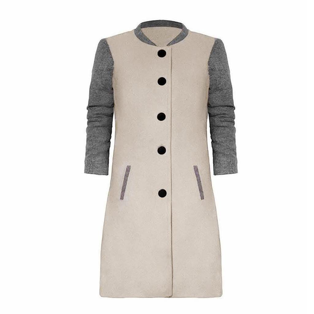 Womens Casual Long Sleeve Cardigan Jacket Lady Coat Jumper Slim Coat