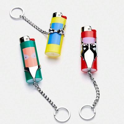 1pc Swimsuit, Bra, Underwear Design Lighter Protector Case Keychain Smoking Accessories, Portable Lighter Storage Cover, Gift for Friends