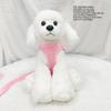 Weiches Hundegeschirr Unifarben Rosa Stabiles Band Hundeleine Set Flexibles Band Hautfreundlich Katzenleine Set Tägliches Gassi gehen