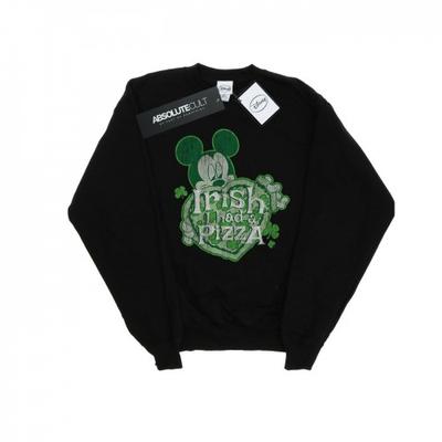 Womens/Ladies Mickey Mouse Shamrock Pizza Sweatshirt