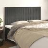 VidaXL Headboard Bedroom Furniture Bed Accessories Single Bed Heads Bed Frame Interiors Dark Grey 3116637