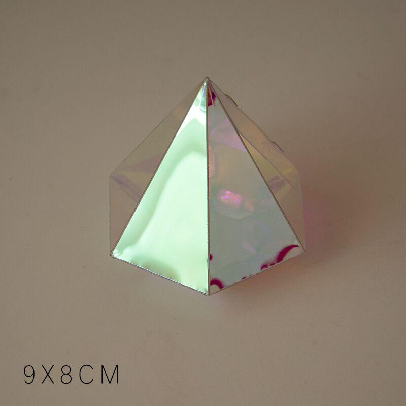 Iridescent Diamond Cube Wedding Ceiling Ornament for Decoration